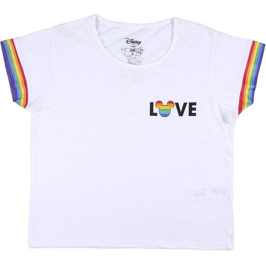 Camiseta Corta Single Jersey Punto Disney Pride