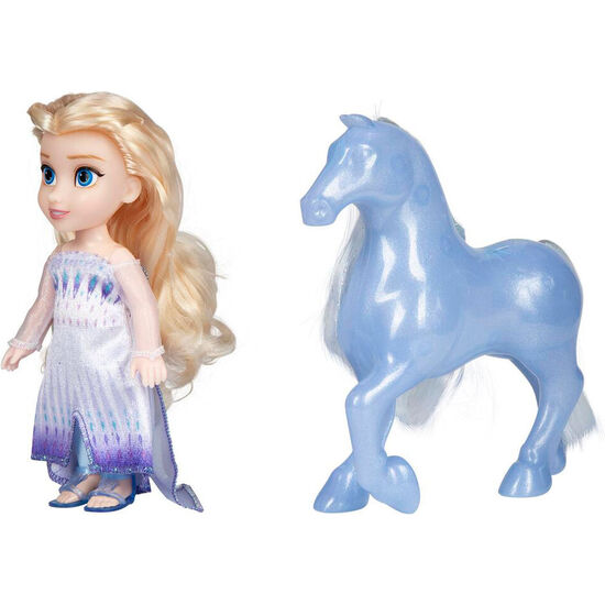 Muñeca Elsa + Nokk Frozen Disney 15cm