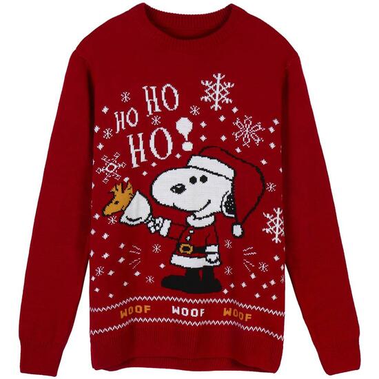 Jersey Punto Tricot Snoopy Red