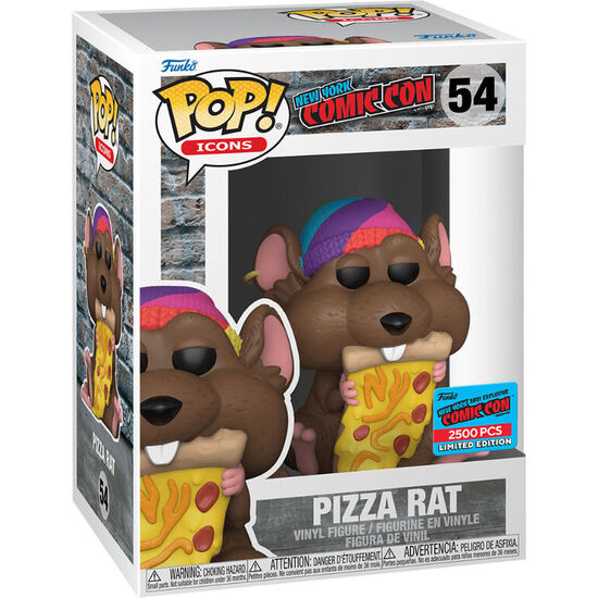 Figura Pop New York Comiccon Pizza Rat
