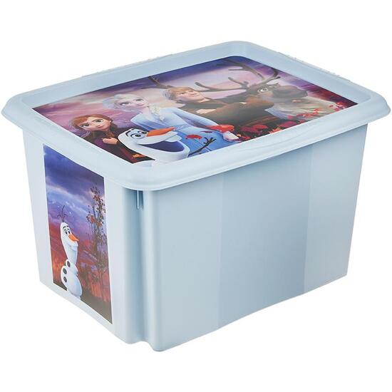 Caja De Almacenamiento Frozen 45 X 35 X 27, Azul