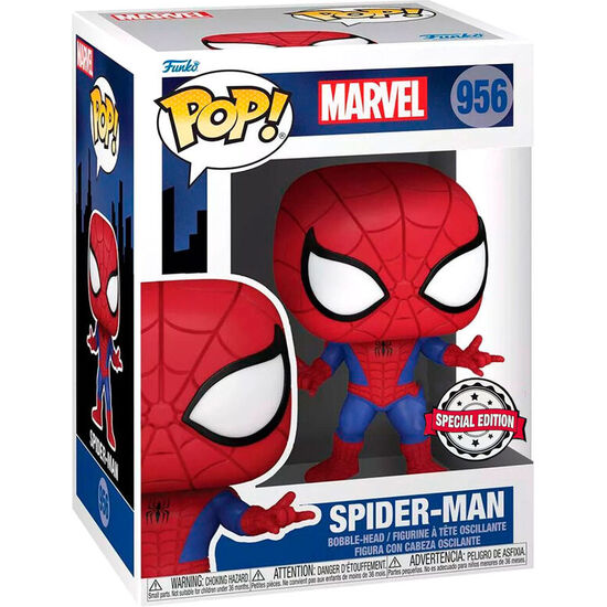 Figura Pop Marvel Spiderman - Spiderman Exclusive