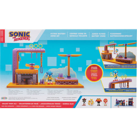 PLAYSET FLYING BATTERY ZONE SONIC THE HEDGEHOG 6CM