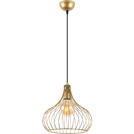 Lámpara De Techo - Oro Brillante, 22x22x120