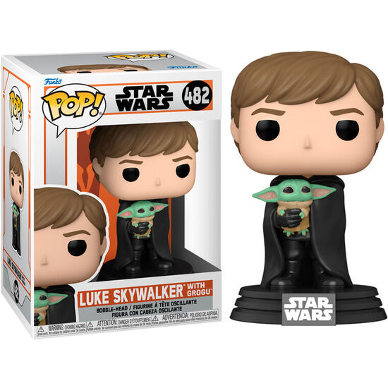 Figura Pop Star Wars Mandalorian Luke With Child