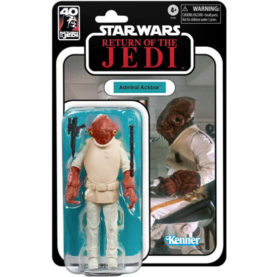 Figura Admiral Ackbar 40th Anniversary Return Of The Jedi Star Wars 15cm