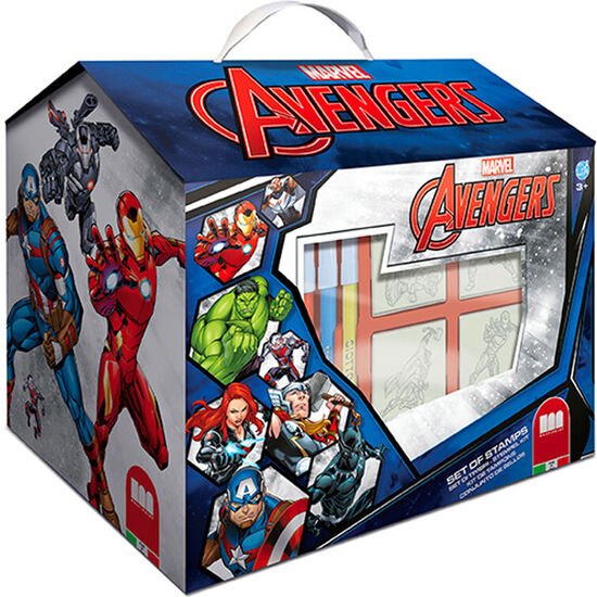 Set Papeleria Casa Los Vengadores Avengers Marvel 20pzs