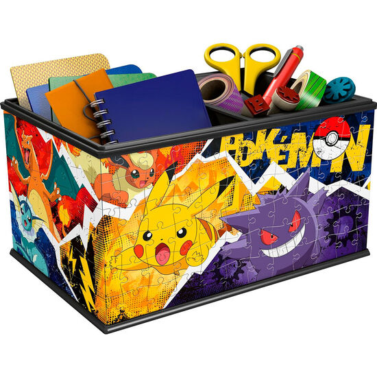 Puzzle 3d Caja De Almacenamiento Pokemon 216pzs