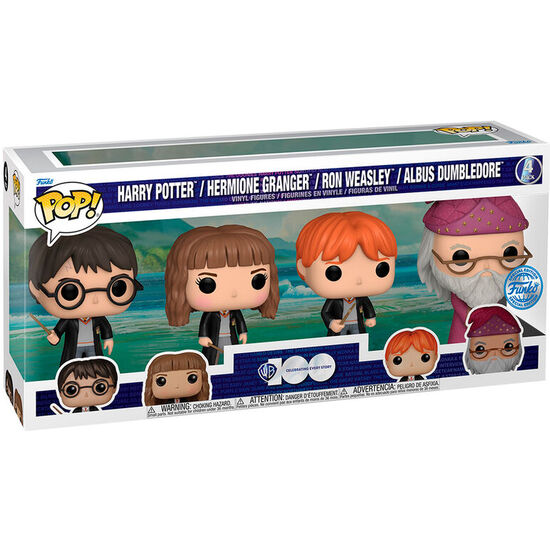 Blister 4 Figuras Pop Harry Potter Exclusive