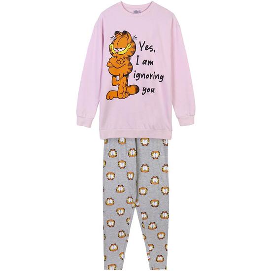 Pijama Largo Cotton Brushed Garfield