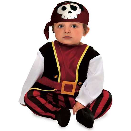 Disfraz Bebé Pirata Talla 7-12 Meses