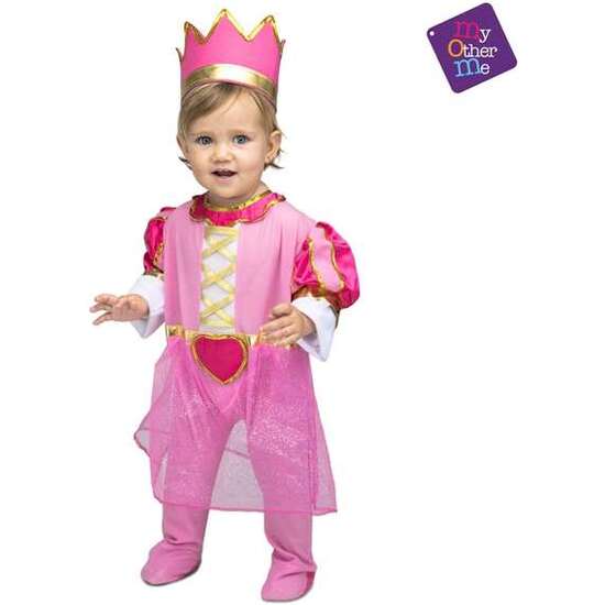 Disfraz Princesa Rosa Bebé Talla 7-12 M