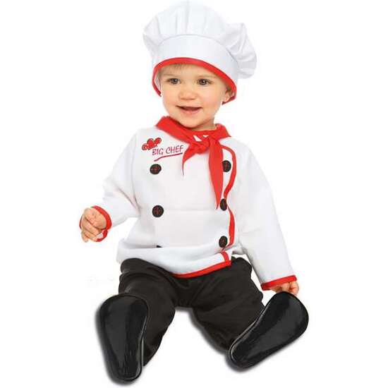 Disfraz Bebé Chef Talla 0-6 Meses