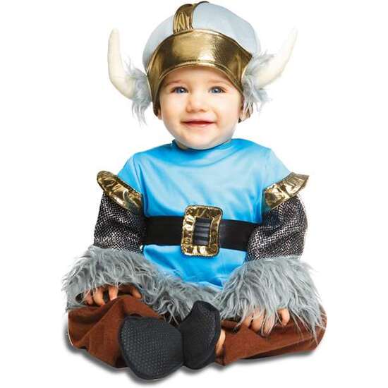 Disfraz Bebé Vikingo Talla 7-12 Meses
