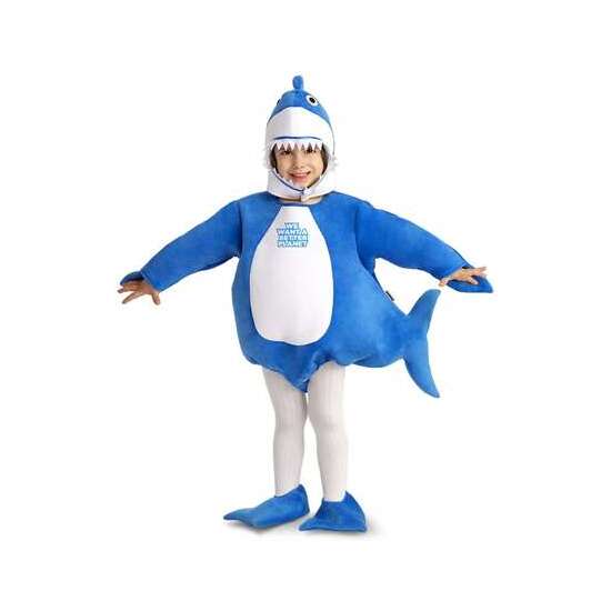Disfraz Tiburón Azul Talla 3-4 Años