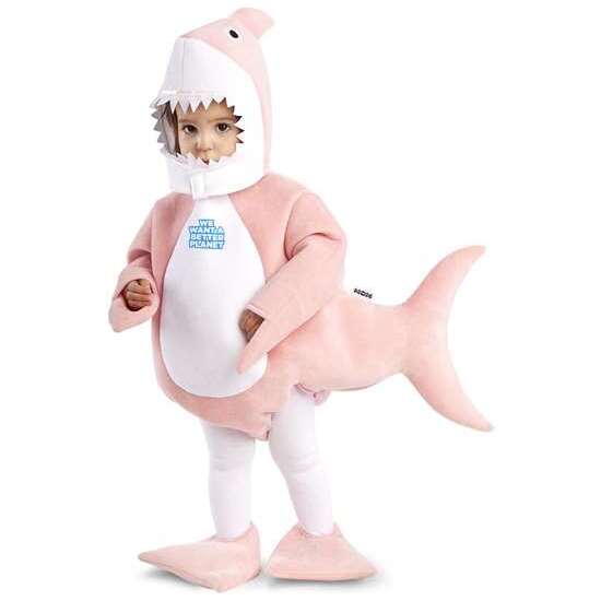 Disfraz Bebé Tiburón Rosa Talla 12-24 Meses
