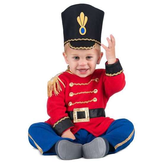 Disfraz Bebé Soldado De Juguete (mono Con Cinturón Y Sombrero Integrados) Talla 24-36 Meses