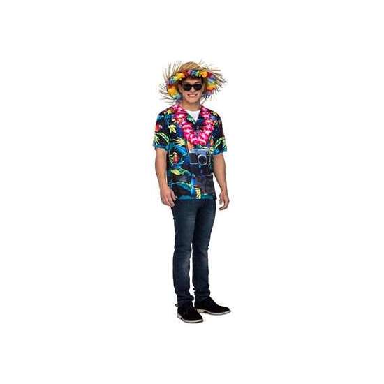 Disfraz Adulto Camiseta Hawaiian Talla L