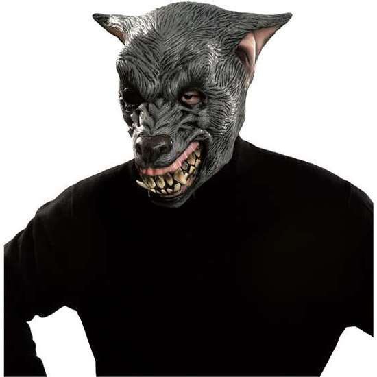 Full Werewolf Latex Mask One Size
