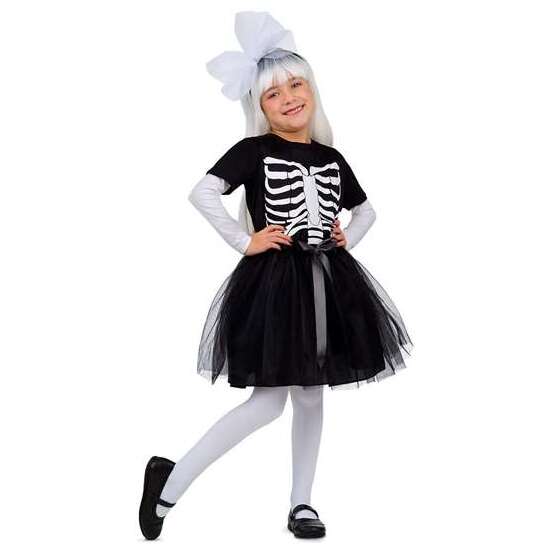 Disfraz Esqueleto Tutú Talla 5-6 Años