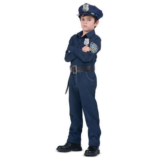 Disfraz Infantil Policía Talla 5-6 Años