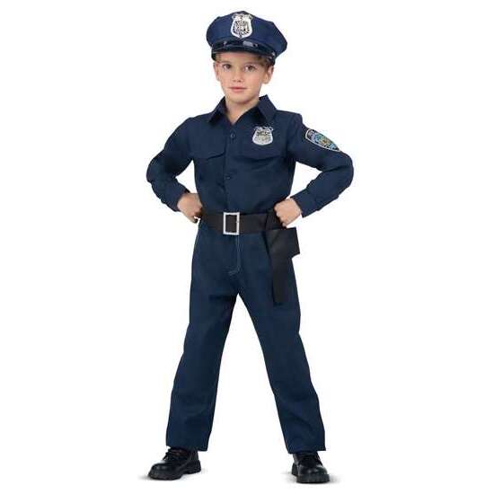 Disfraz Infantil Policía Talla 10-12 Años