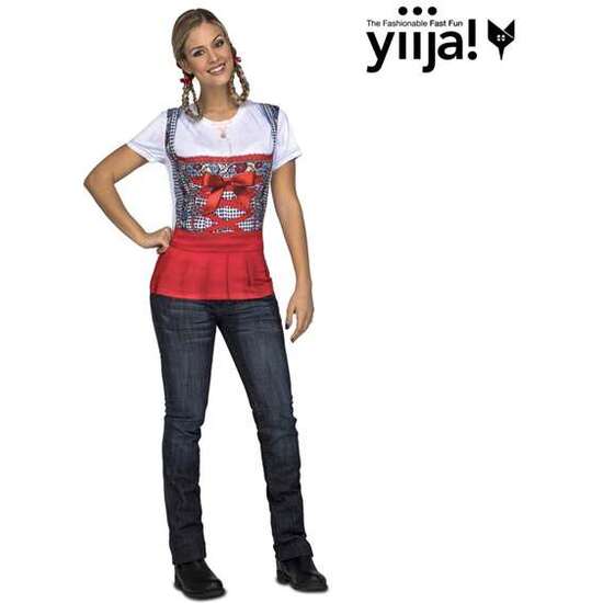 Disfraz Red Oktoberfest Lady L (camiseta)