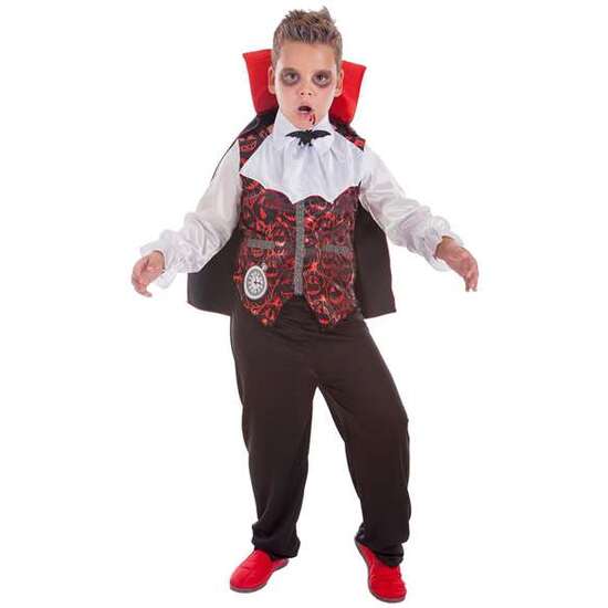 Disfraz Infantil Vampiro Arabescos Talla-s 3-6 Años