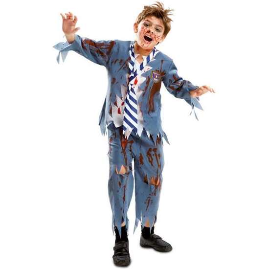 Disfraz Infantil Estudiante Zombie Chico Talla 10-12 Años