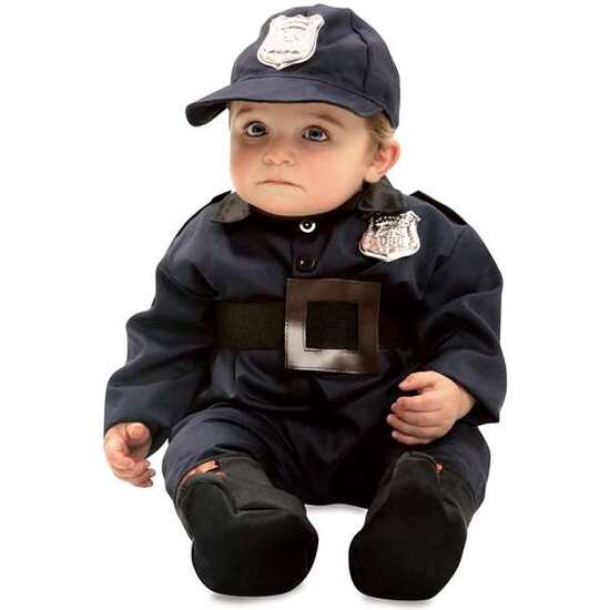 Disfraz Bebé Policía Talla 7-12 Meses