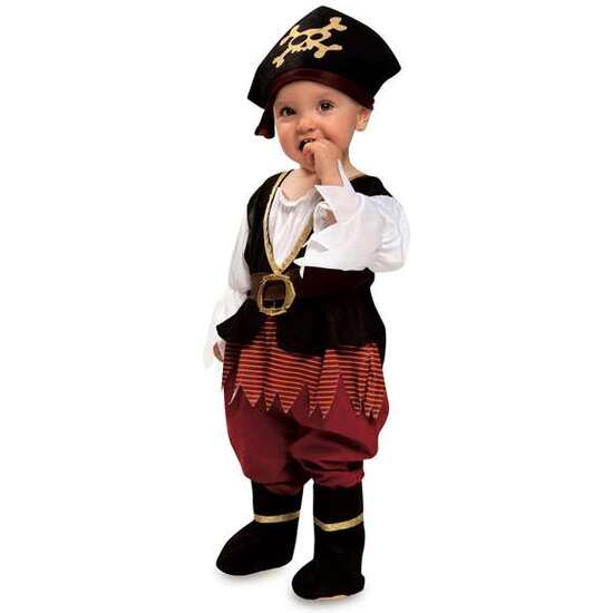 Disfraz Bebé Pirata Niña Talla 7-12 Meses