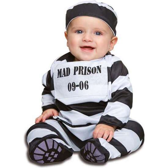 DISFRAZ  BABY PRISONER TALLA 7-12 M