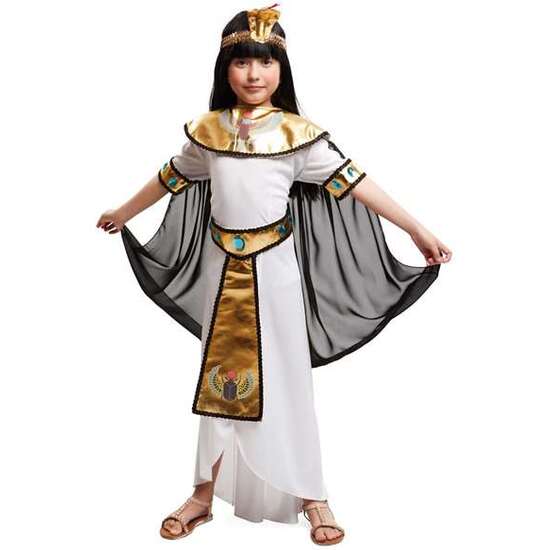 Disfraz Infantil Egipcia Oro Talla 7-9 Años