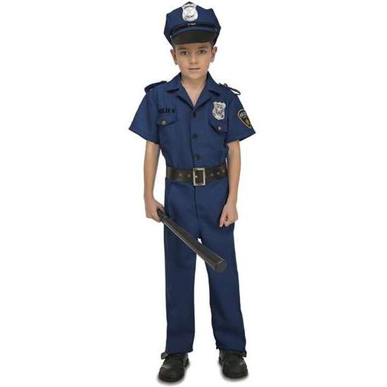 Disfraz Infantil Policía 10-12 Años (sombrero, Camisa, Cinturón Y Pantalones)