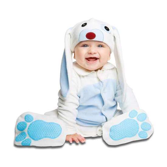 Disfraz Bebé Pequeño Conejito Azul Talla 7-12 Meses