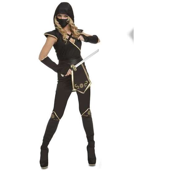 Disfraz Black Ninja Talla M-l