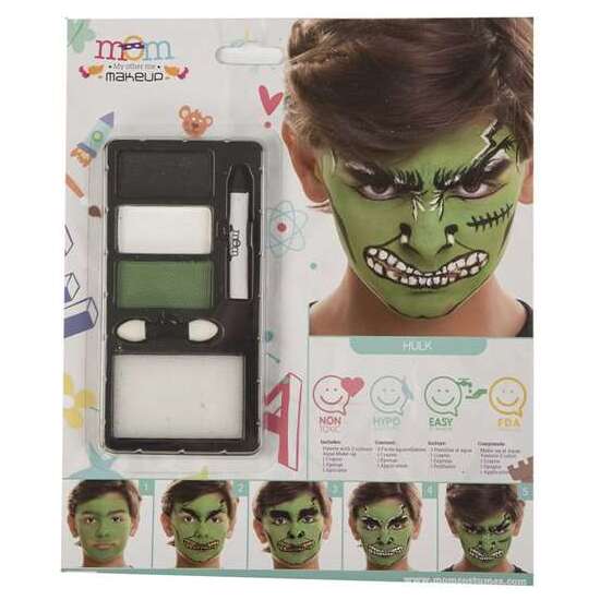 Maquillaje Hulk 24x20 Cm