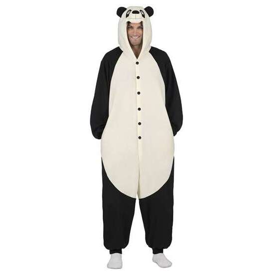 Disfraz Oso Panda Adult Big (kigurumi Con Capucha Y Cola)