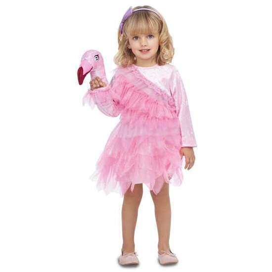Disfraz Bailarina Flamingo 1-2 Años (vestido Y Guante)