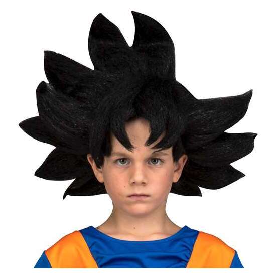 Peluca Goku Infantil Talla única