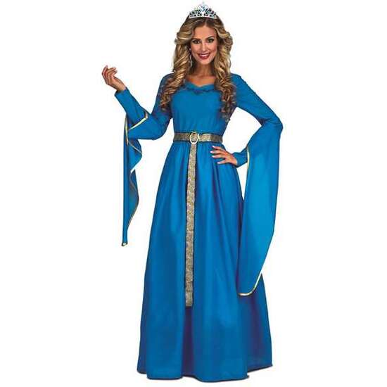 Disfraz Princesa Medieval Azul Talla M-l
