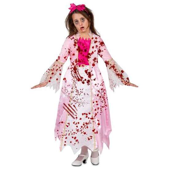 Disfraz Princesa Sangrienta 5-6 Años (diadema Y Vestido.)