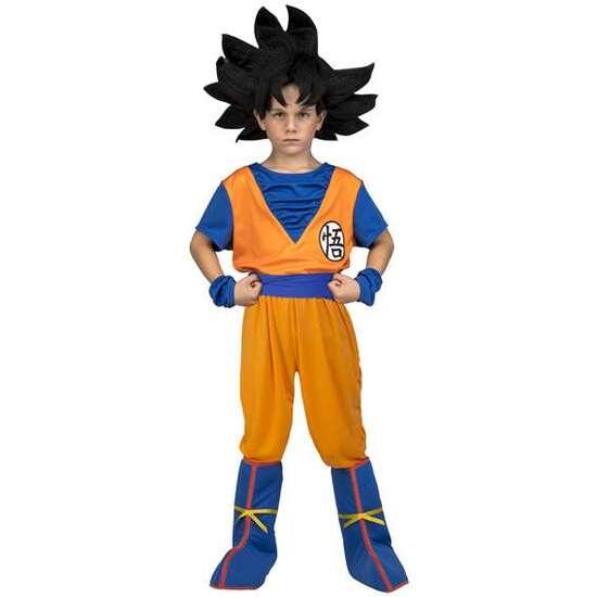Disfraz Goku Con Camisa, Fajín, Pantalones, Cubrebotas Y Brazaletes Talla 13-14 Años