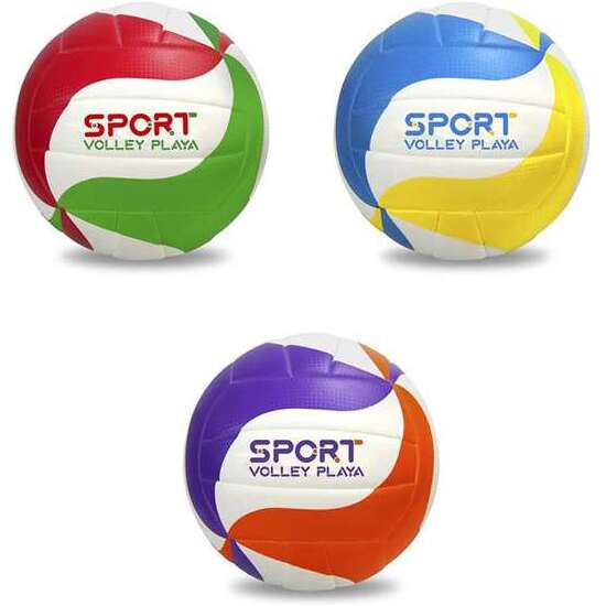 Balón Volley Playa Sport, 230mm, Tacto Suave - Modelos Surtidos