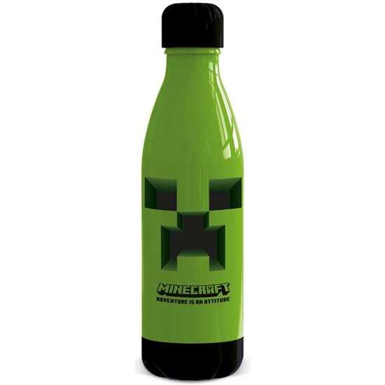 Botella De Plástico Minecraft 660 Ml.