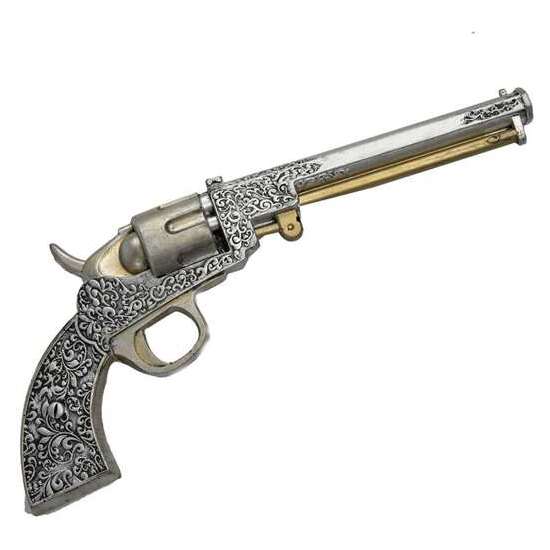 Revolver Steampunk Foam 39 X 5 Cm