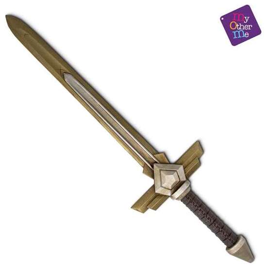 Espada Medieval Protección Madera 61 Cm
