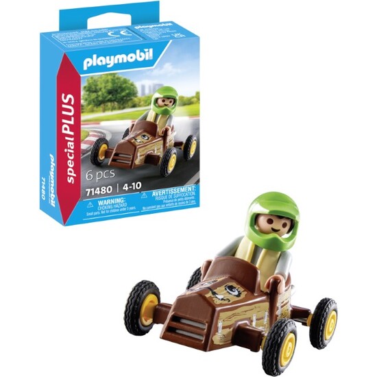 Niño Con Kart Playmobil