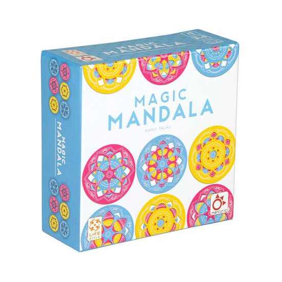 Juego Magic Mandala. Mira El Reto, Apila, Gira Y Voltea Hasta Reproducir El Mandala