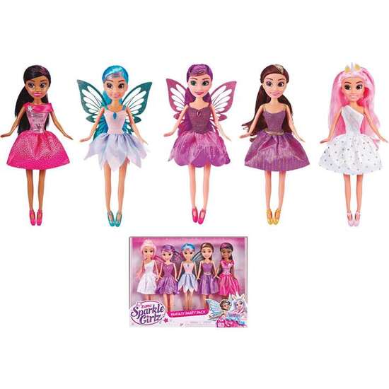Muñeca Sparkle Girlz Pack Princesas 25 Cm